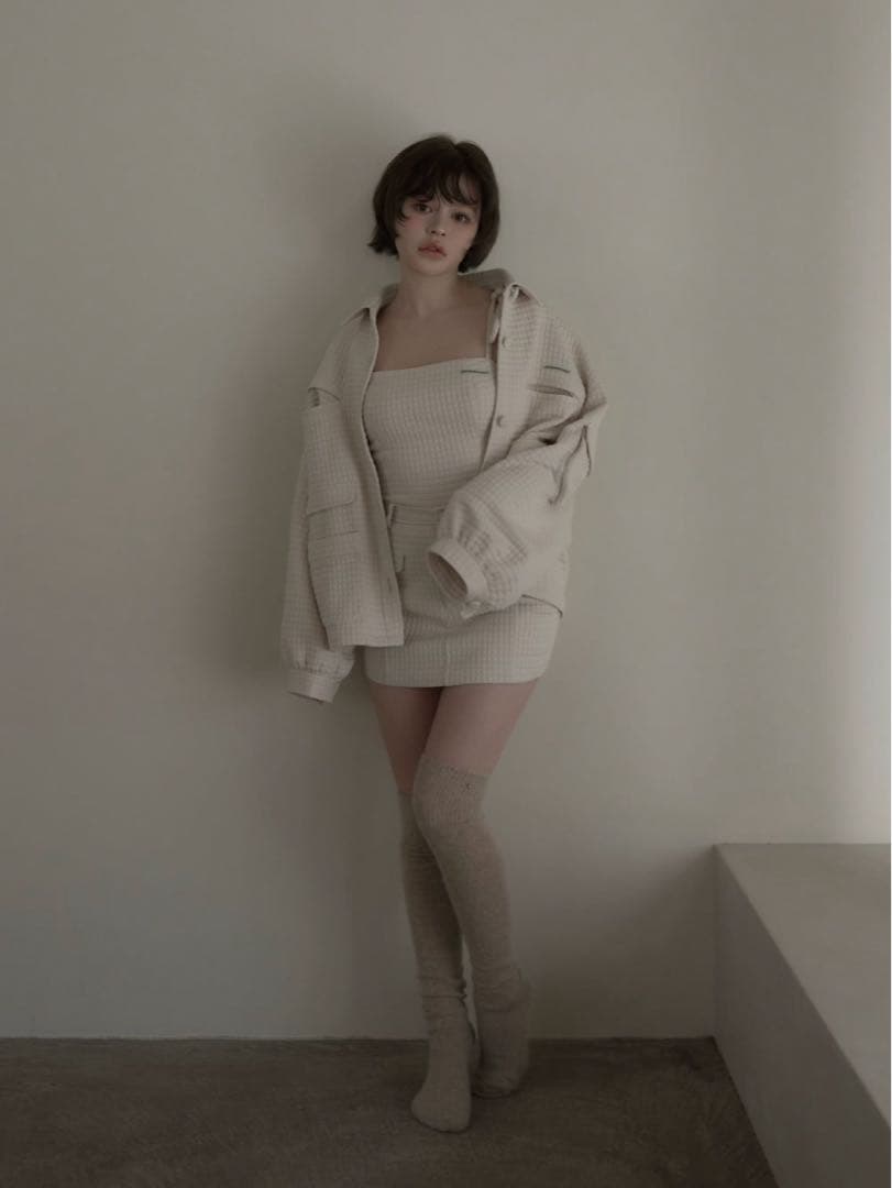 ANDMARY Ivy loose jacket set ジャケット アイボリー