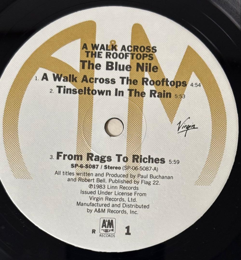 洋楽 THE BLUE NILE A WALK ACROSS THE ROOFTOPS