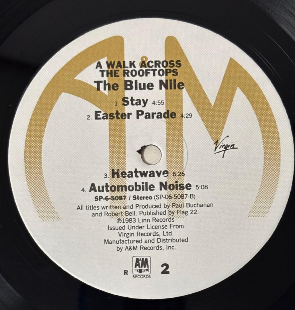洋楽 THE BLUE NILE A WALK ACROSS THE ROOFTOPS