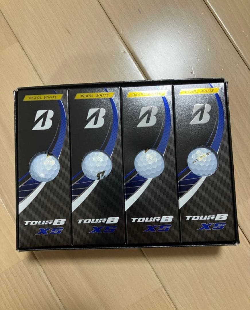 【新品・未使用】ブリヂストン TOUR B XS ゴルフボール 1ダース