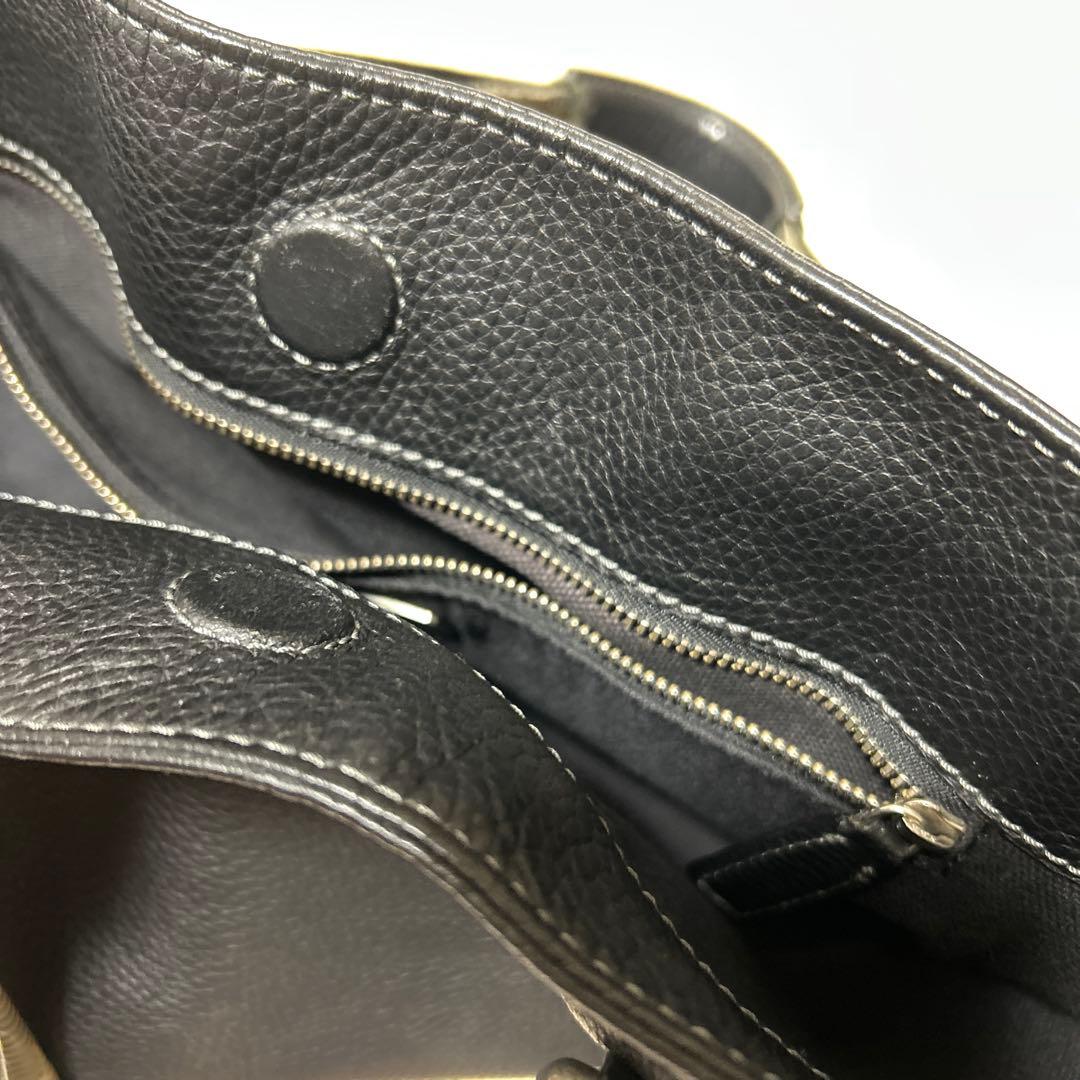 GIVENCHY グレインレザートートバッグ　ブラック
