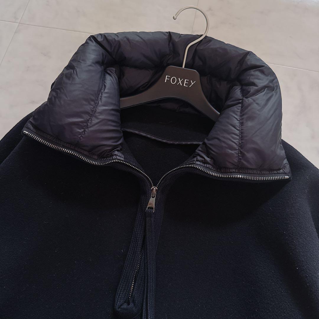 美品✨モンクレール MAHO ハーフジッププルオーバー コート ダウン切替 0黒