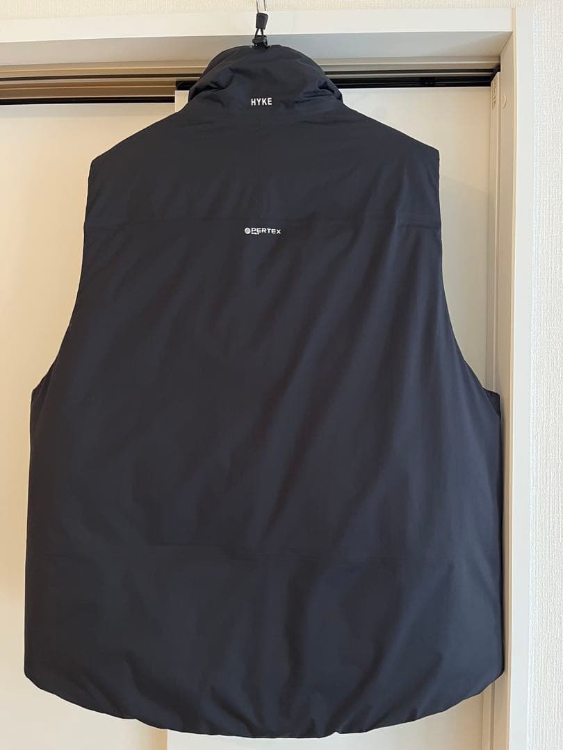 HYKE(ハイク) PERTEX PUFF VEST BLACK Size 3