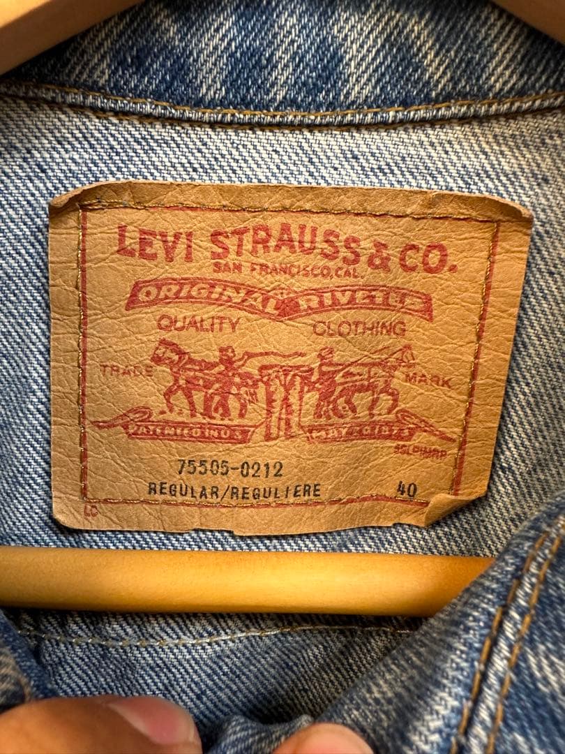 90s Levi's デニムジャケット 4th 75505-0212
