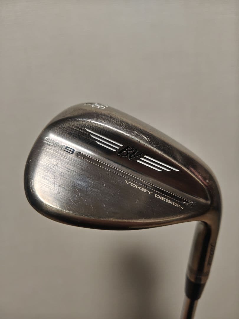 タイトリスト　VOKEY　SM9　58°　ブラッシュドスチール