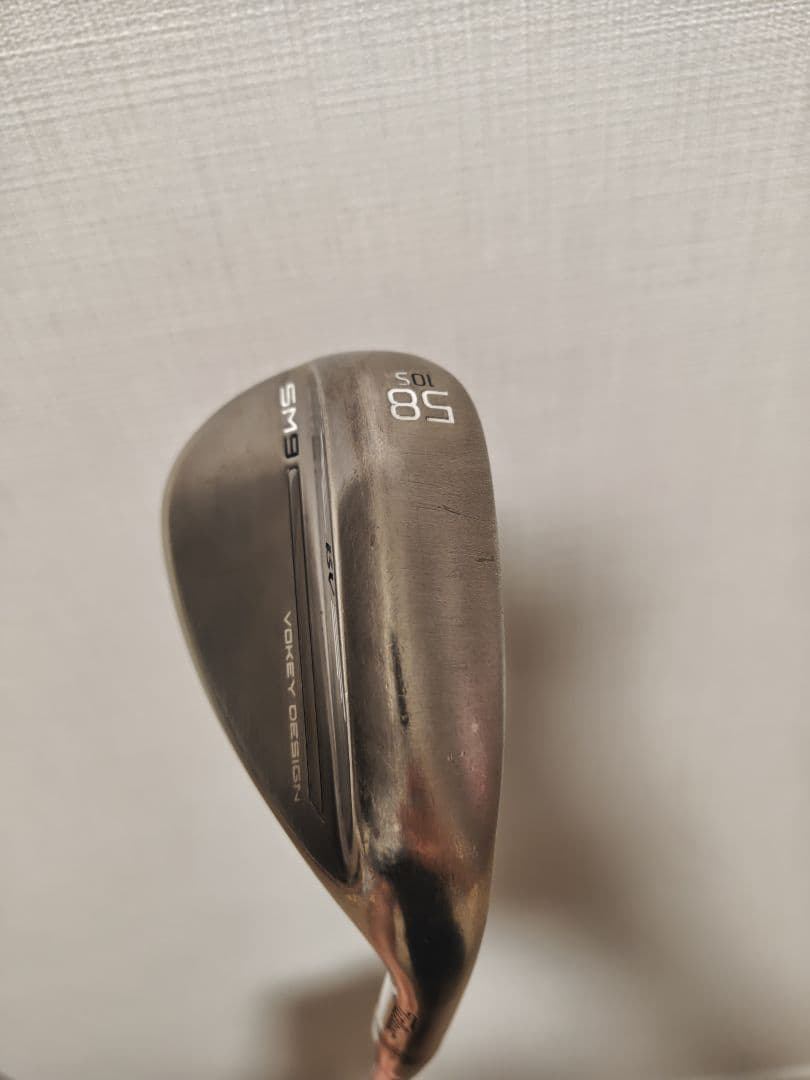 タイトリスト　VOKEY　SM9　58°　ブラッシュドスチール