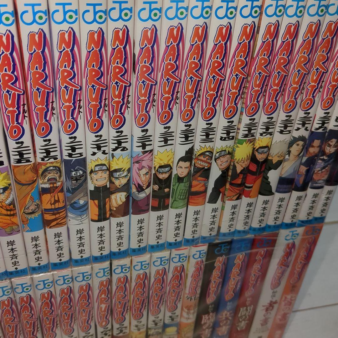 極美品　NARUTO全巻+関連本6冊