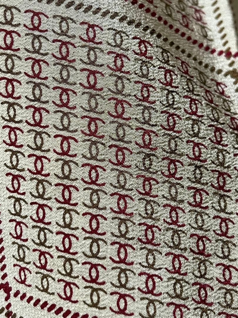 CHANELシルク　スカーフ