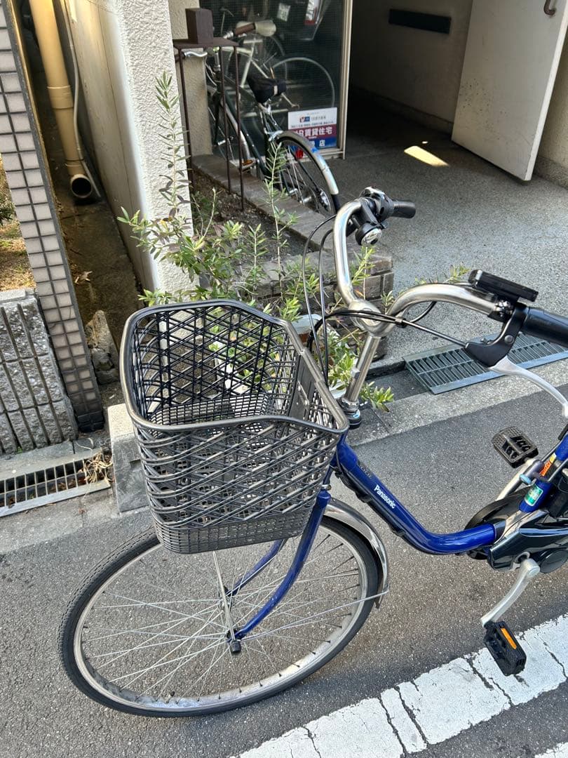 電動アシスト自転車 Panasonic 青　直接受け渡し可能な方