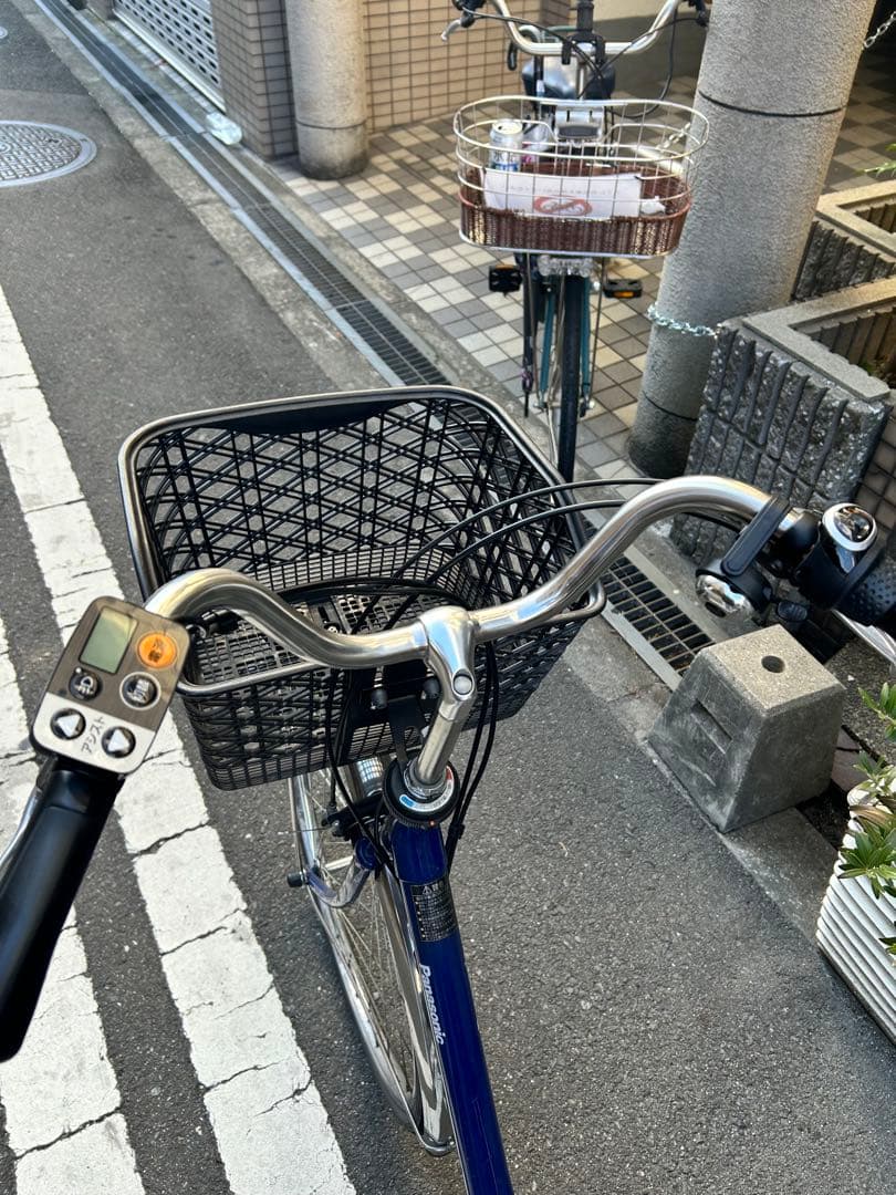 電動アシスト自転車 Panasonic 青　直接受け渡し可能な方
