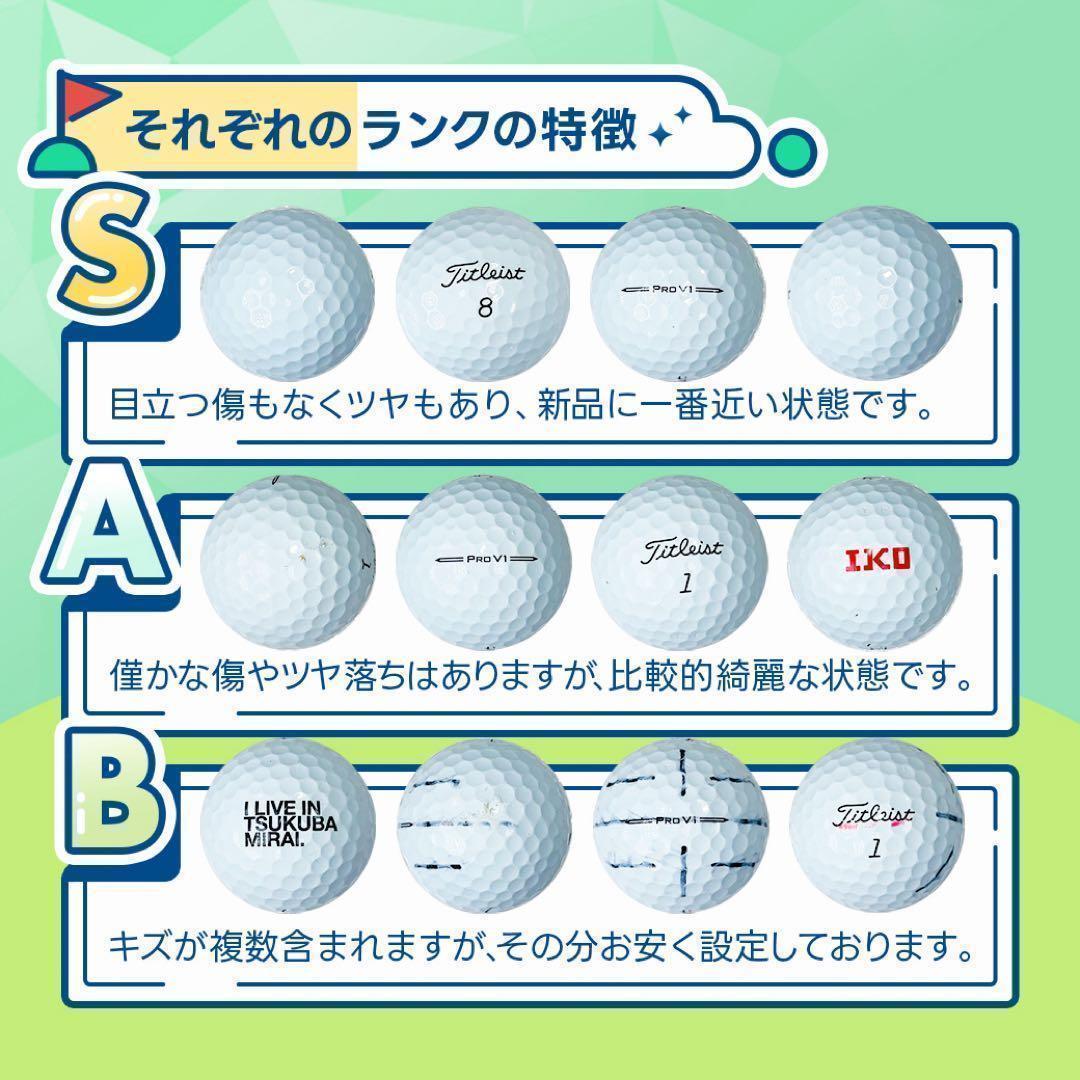 ロストボール タイトリスト PRO V1 Aランク 20球 5 おまけティ付