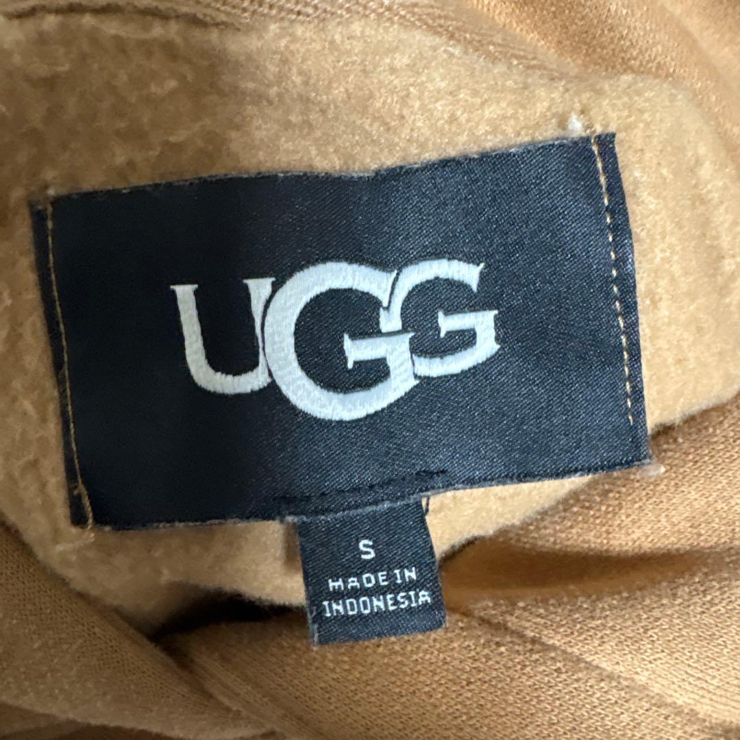UGG パーカー フーディー 2024 fluff logo ボア S ブラウン