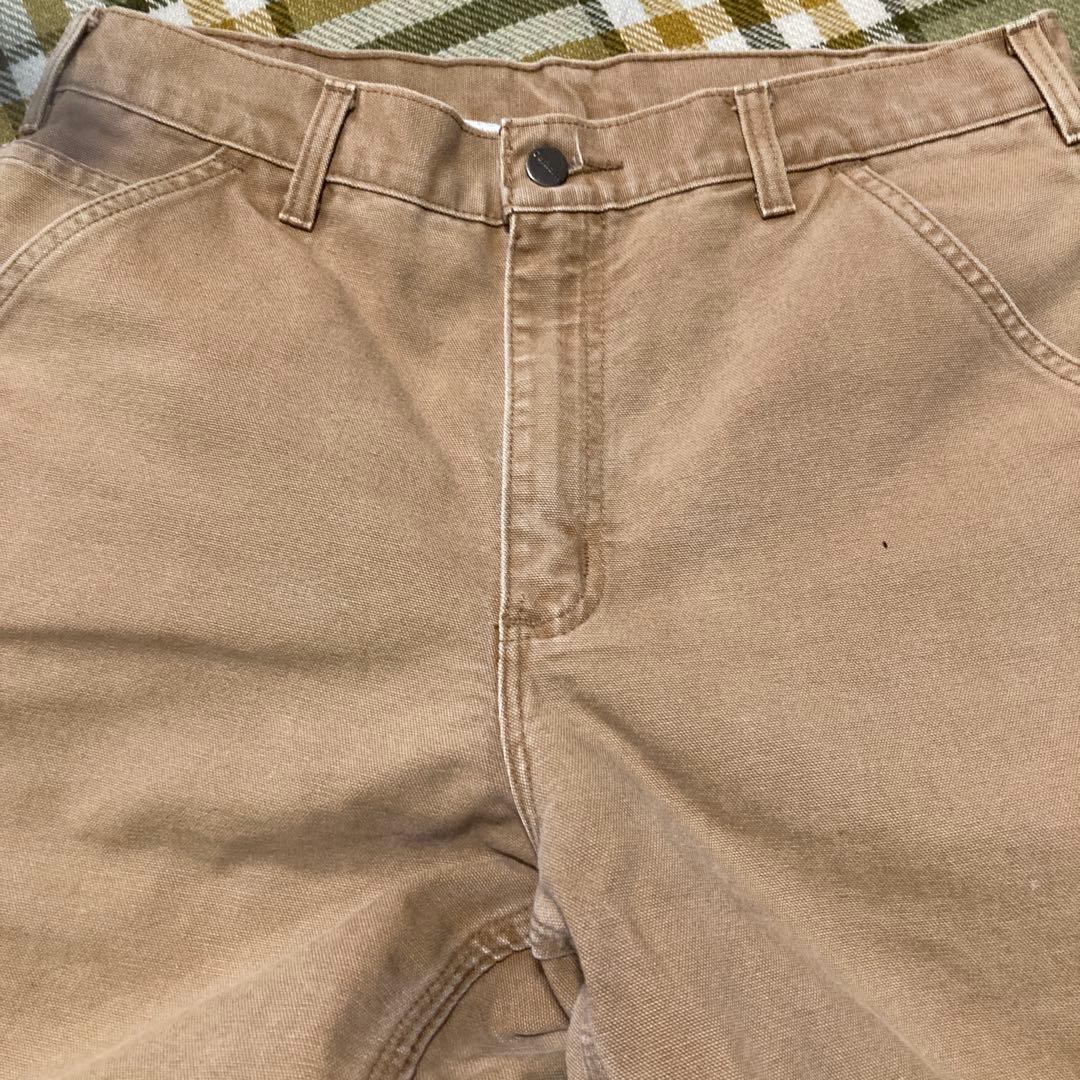 33x32 Carhartt ペインターパンツ キャメル シングルニー
