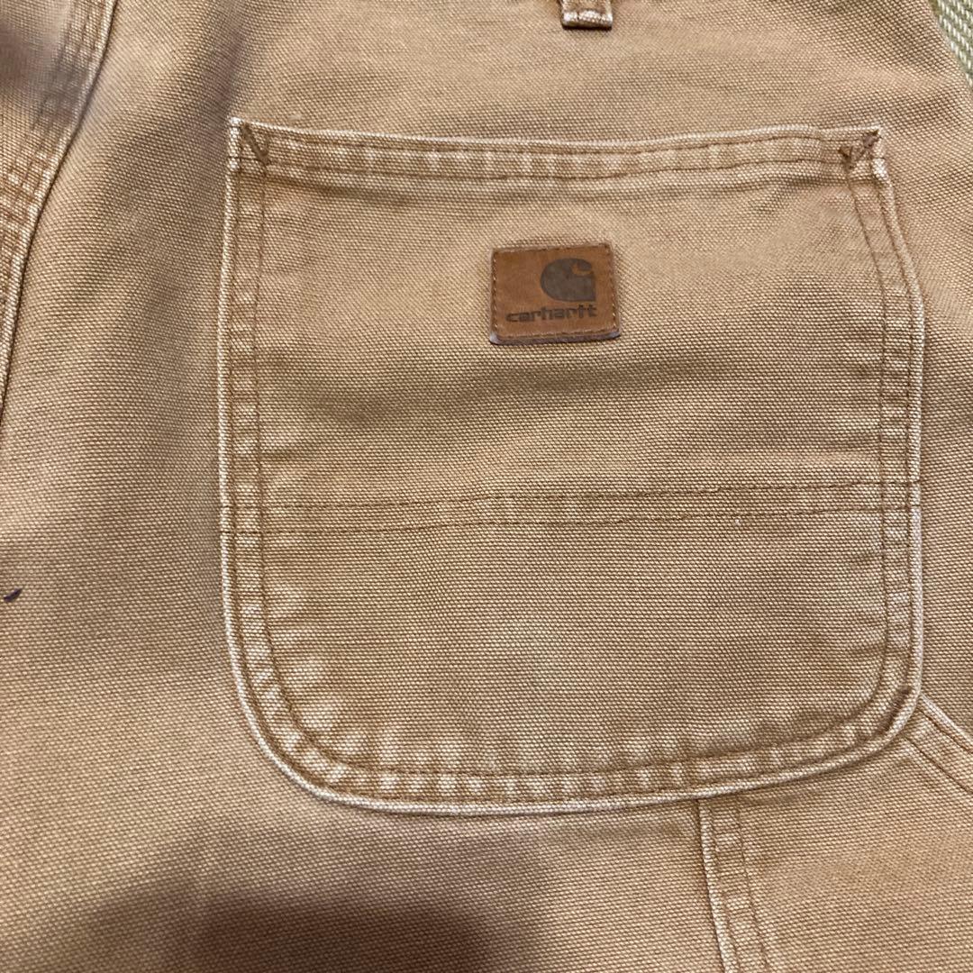 33x32 Carhartt ペインターパンツ キャメル シングルニー