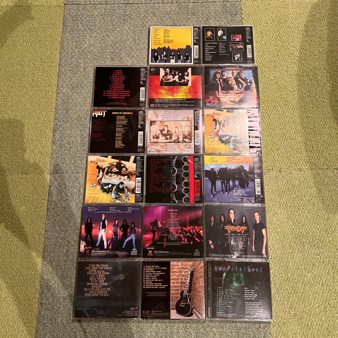 Riot 国内盤帯付CD１７枚セット