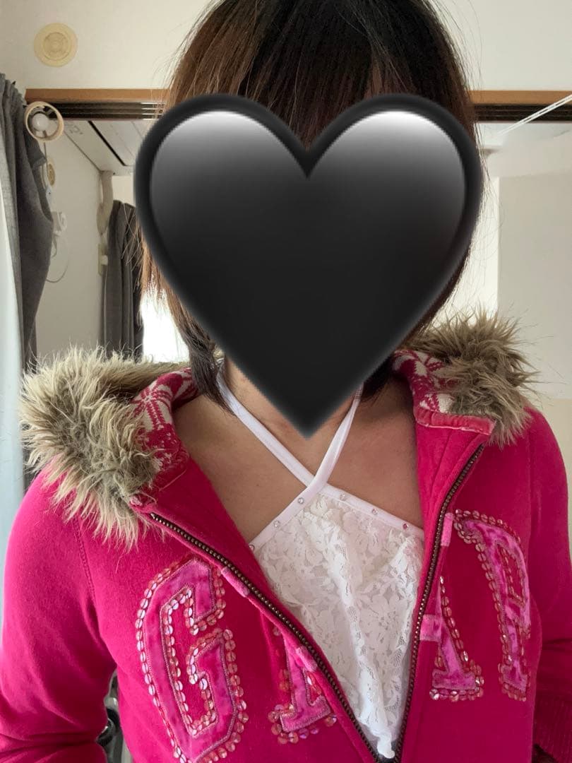 希少⭐︎GAP ❤︎y2k グランジ　平成ギャル　短丈　ファーパーカー