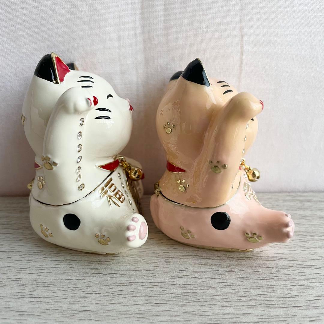 【美品】PIEARTH ジュエリーボックス 招き猫 2個セット