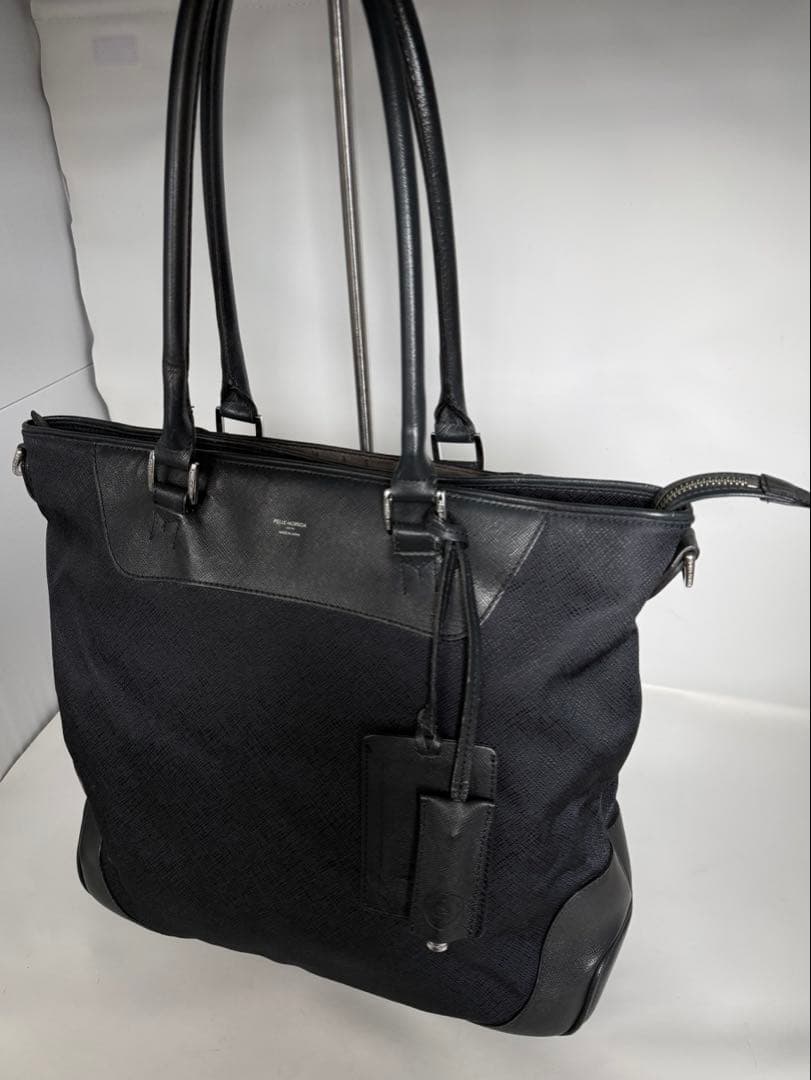 ネイビー★PELLE MORBIDA ペッレモルビダ キャピターノトート