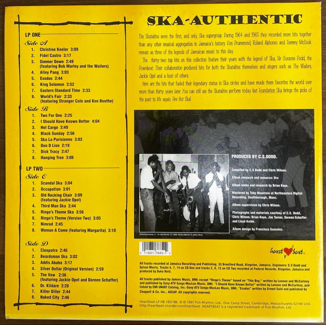 【2LP/US盤】The Skatalites / Foundation Ska