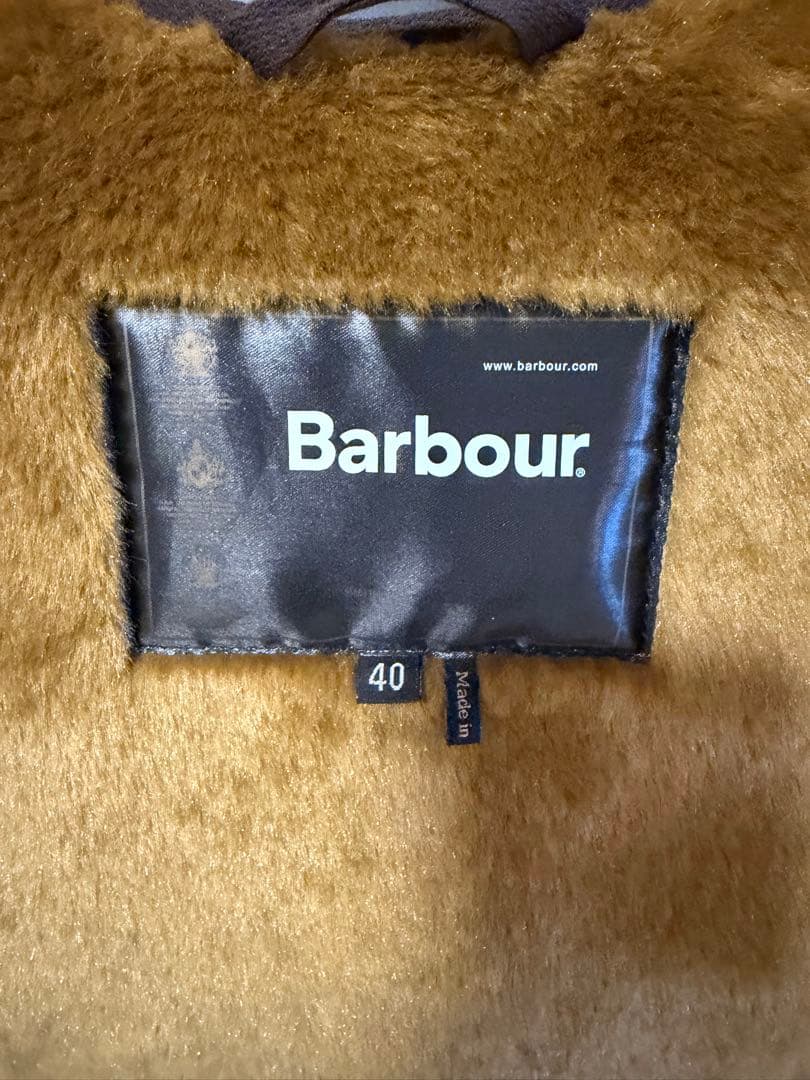 Barbour バブアー BORDER 英国製 サイズ40 ライナー付き セット