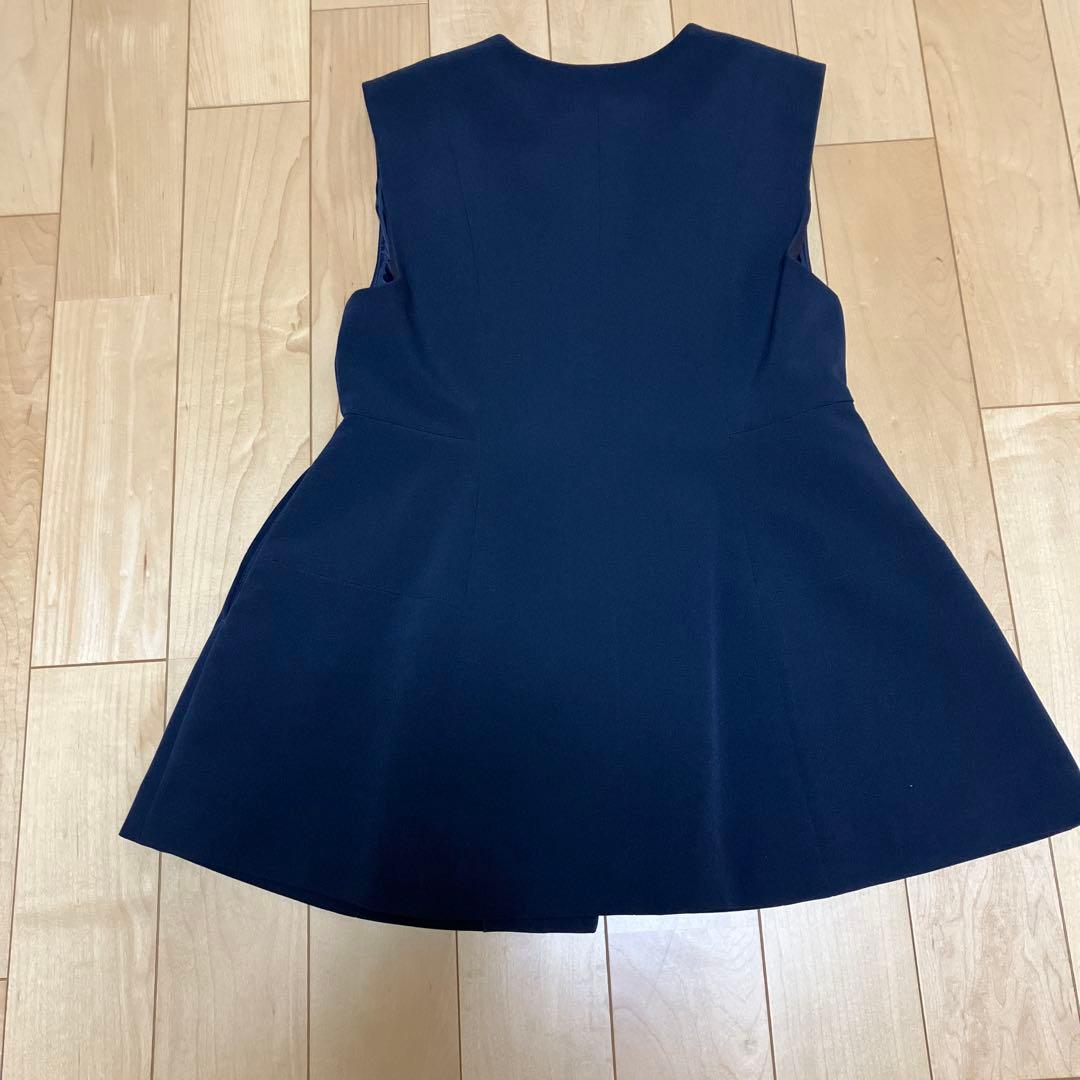 NATURAL BEAUTY BASIC ネイビー ジレセット