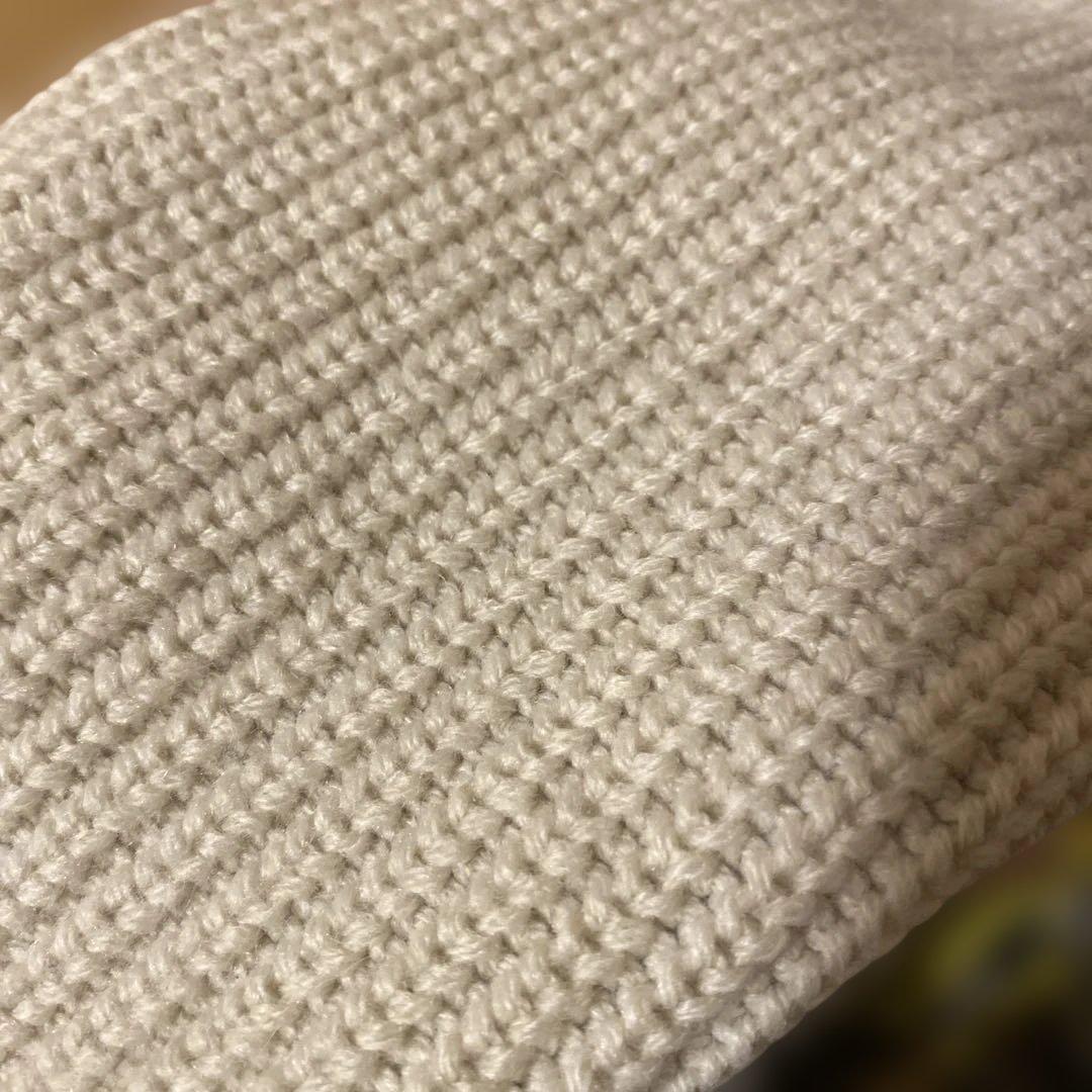 トップス HOODED DOCKING KNIT AMERI