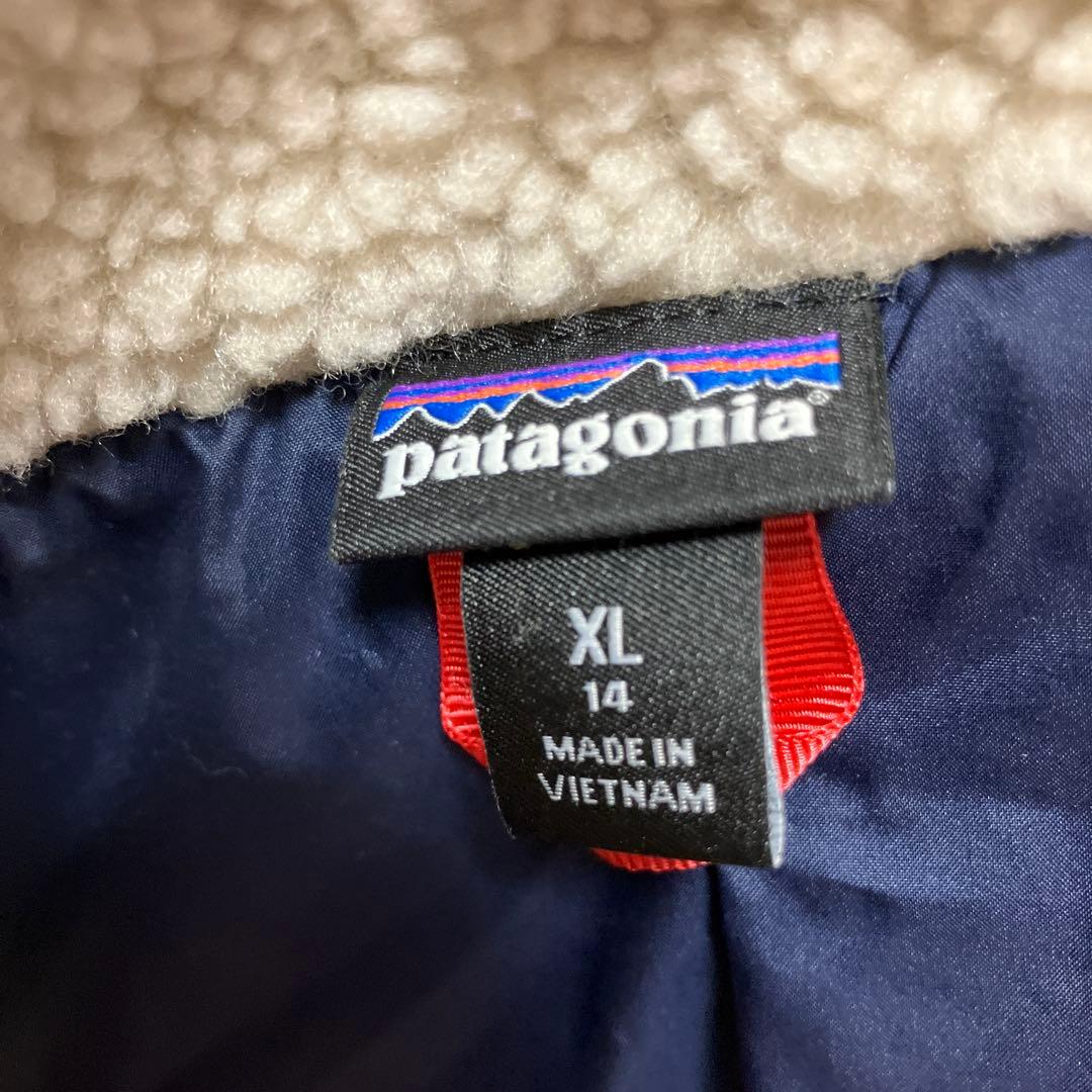 【美品】patagonia レトロXベスト ナチュラル/ネイビー S