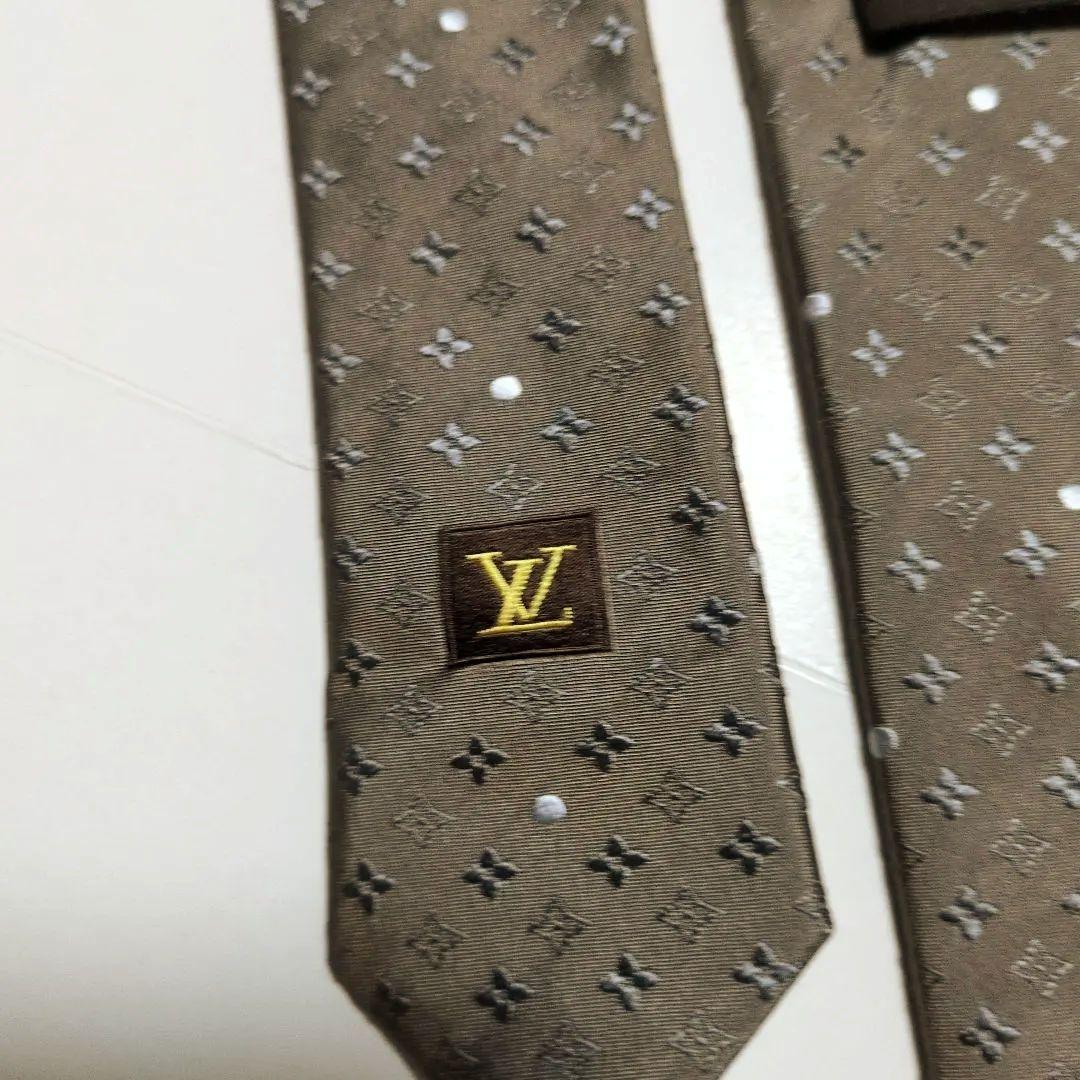 Louis Vuitton モノグラム ドット ネクタイ 美品