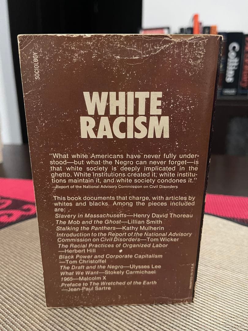 希少　WHITE RACISM - Barry N. Schwartz,