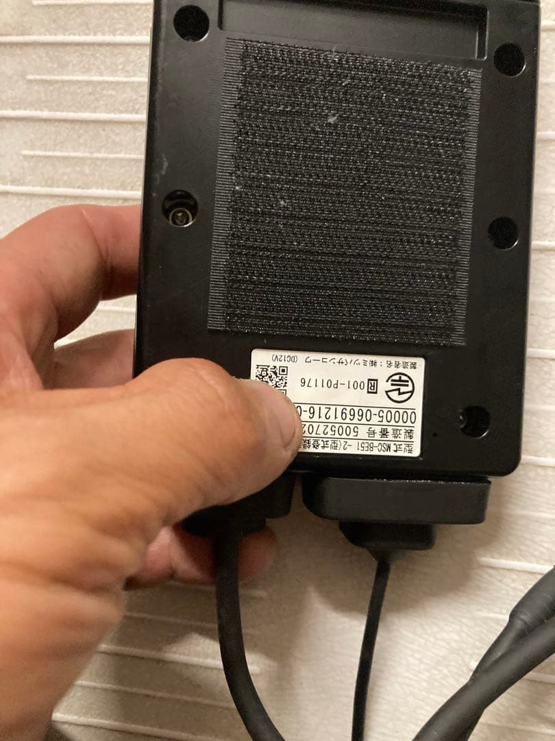 MSC-BE51-2 セットアップ　オートバイ　ETC 二輪