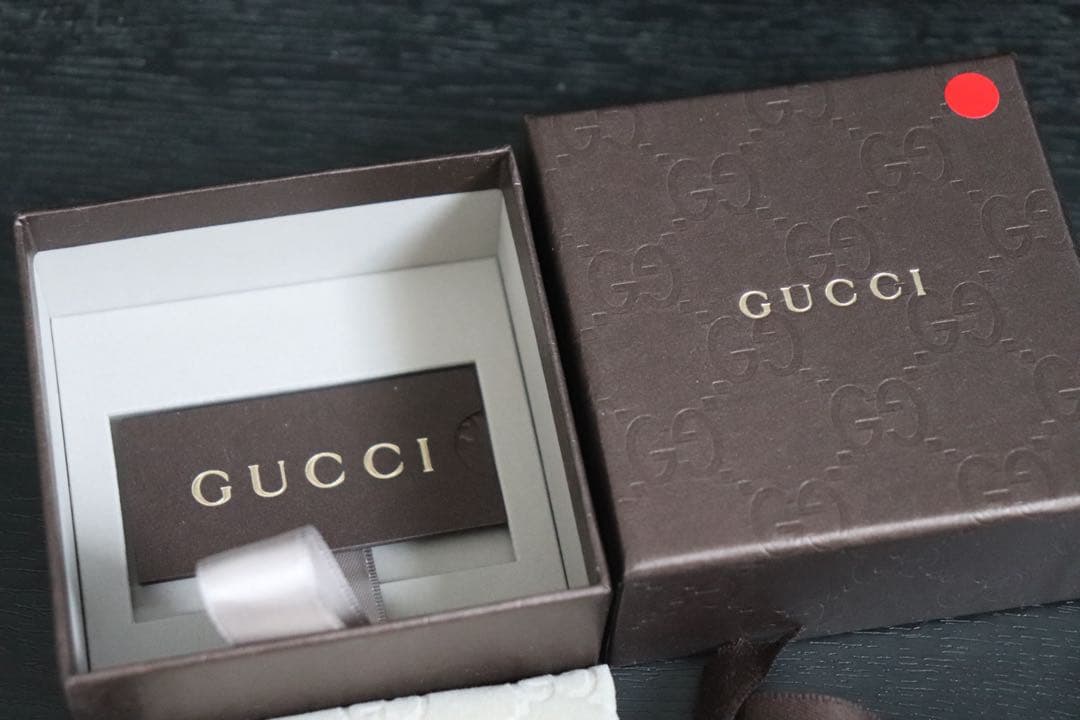 【正規品】GUCCI グッチ シルバーリング 7号 箱付き