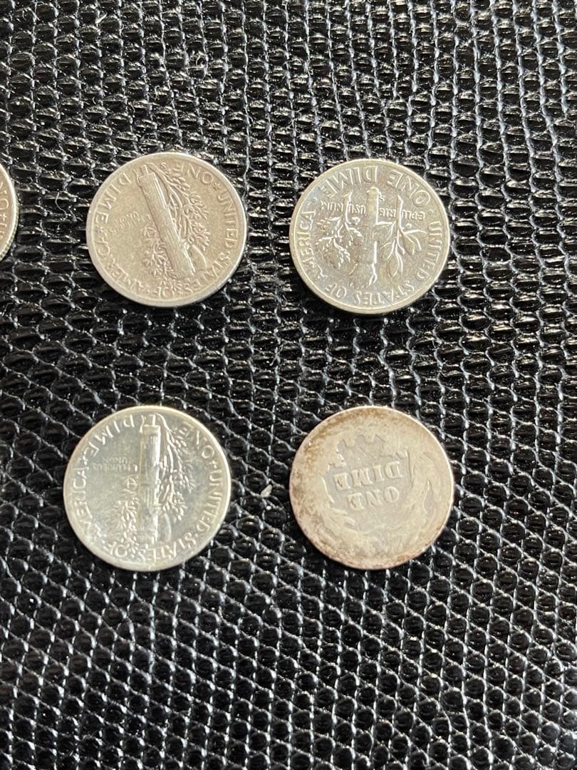 アメリカ10セント　8枚セット