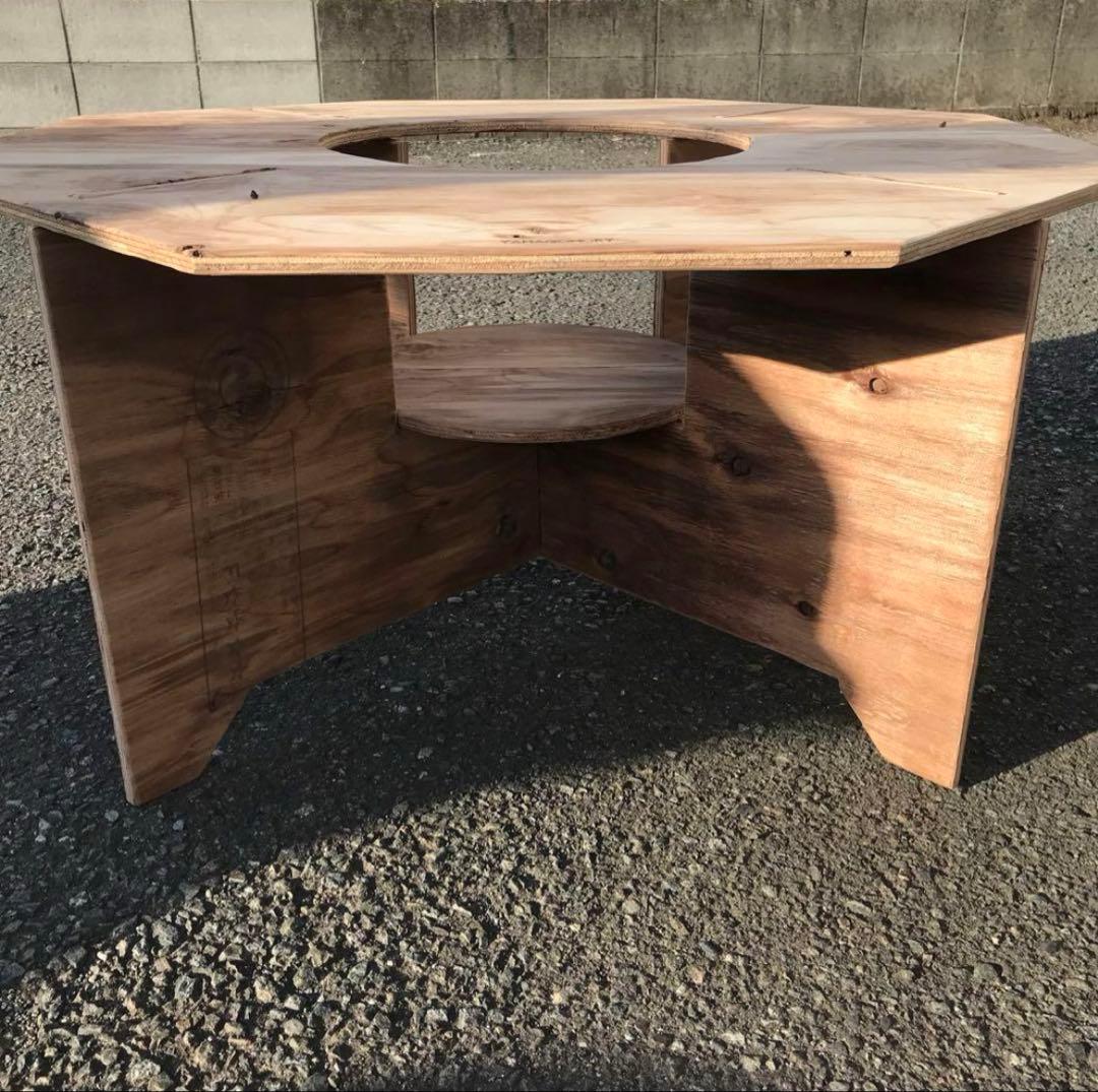 YAMAGOMORY 八卓　七輪テーブル　折りたたみ　BBQテーブル