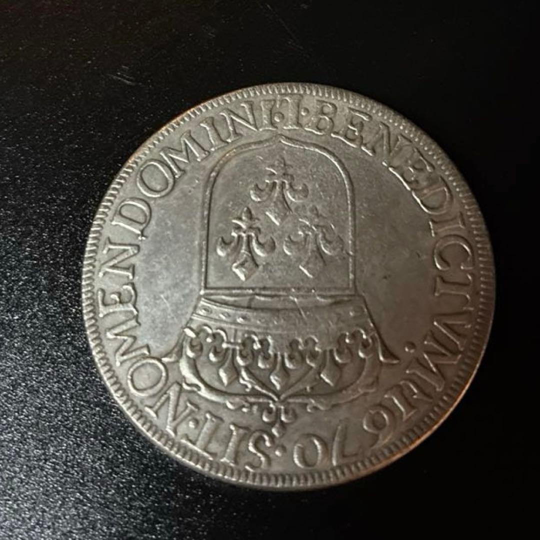 【28.12g】 フランス ルイ14世 エキュ　未鑑定品