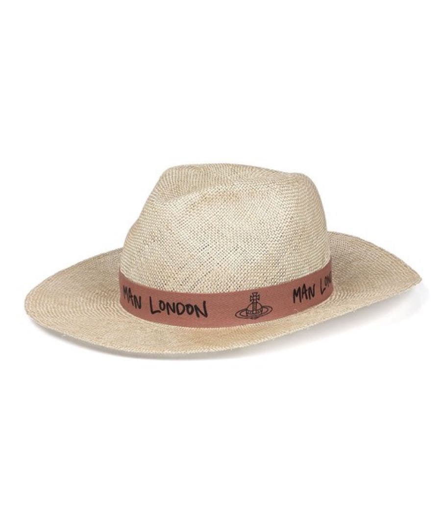 【希少品】 vivienne westwood ストローハット新品未使用タグ付き