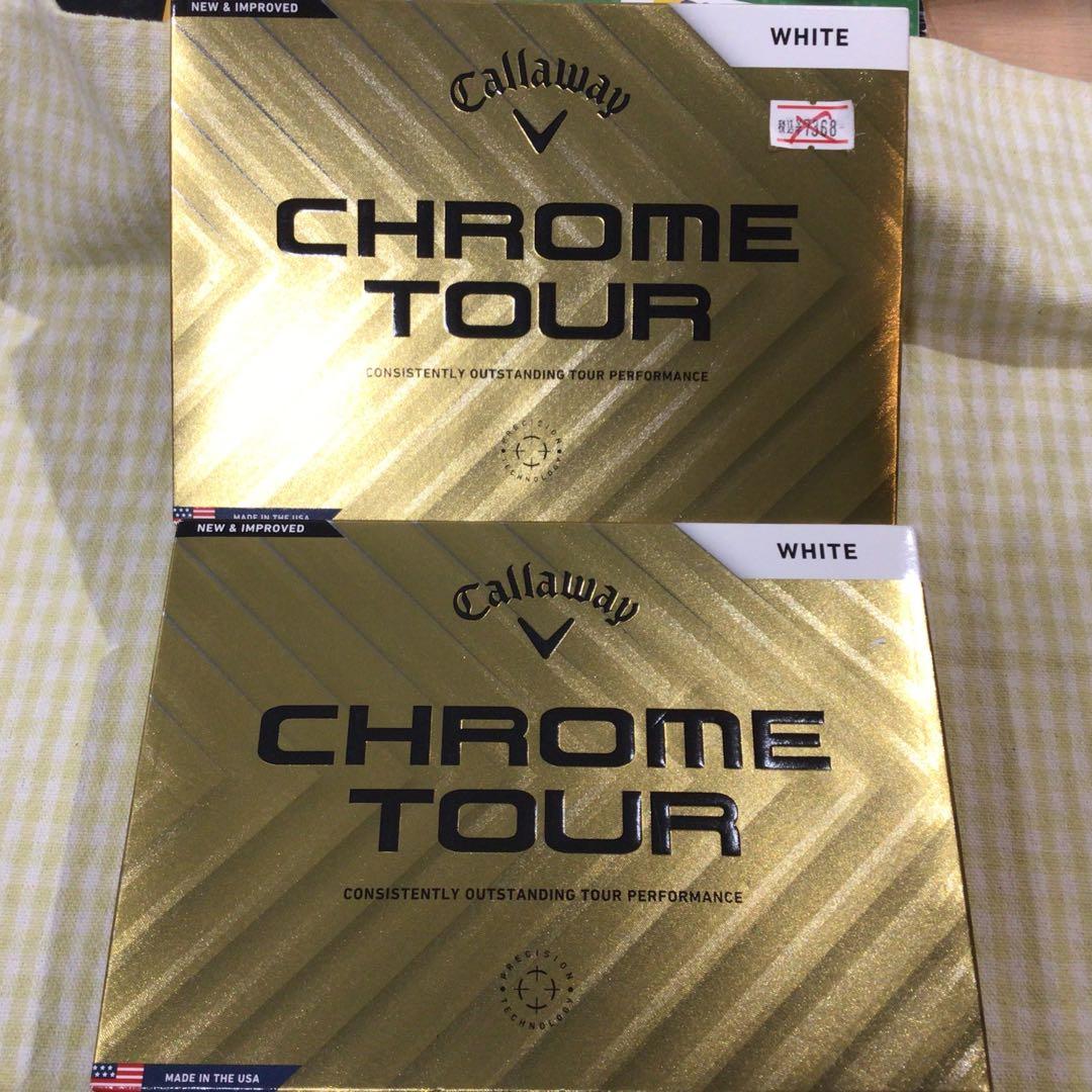 Callaway Chrome Tour ホワイト 12個入　2ダース(24球)