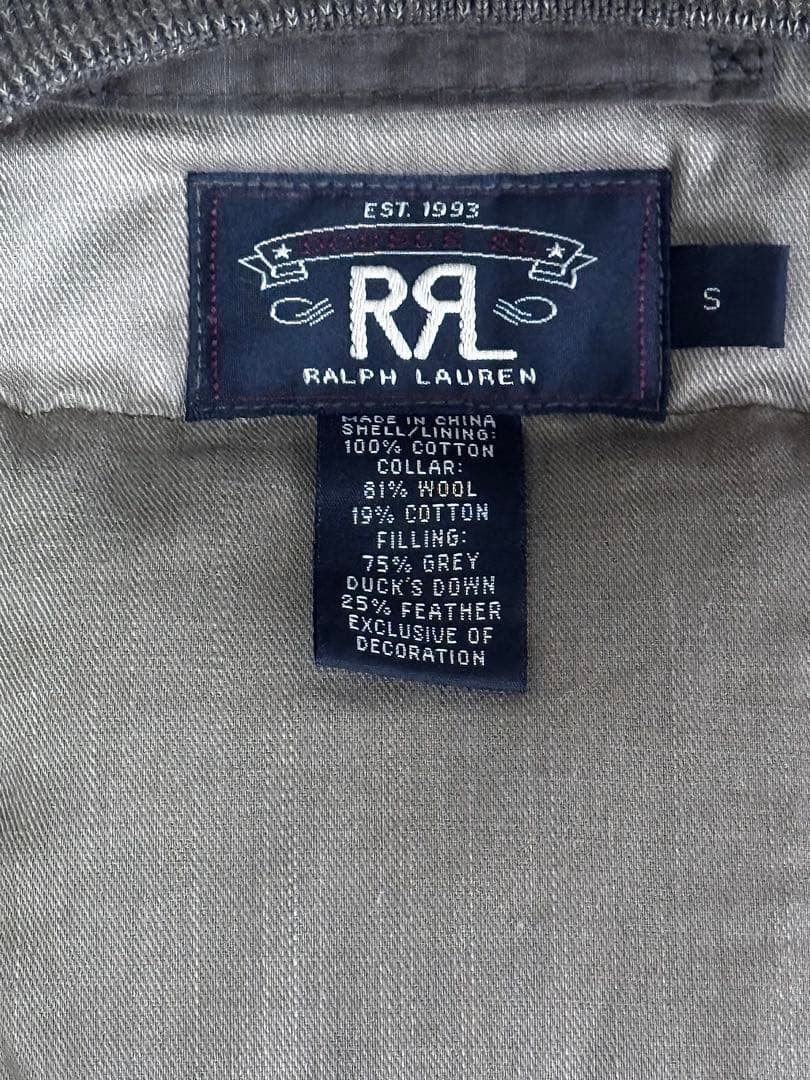 RRL MASSON VEST オイルドクロスコットン サイズS