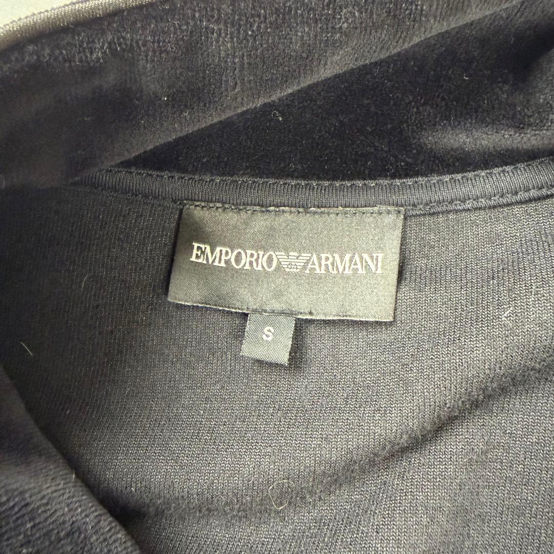 ジャケット・アウター EMPORIO ARMANI Velour riders jacket