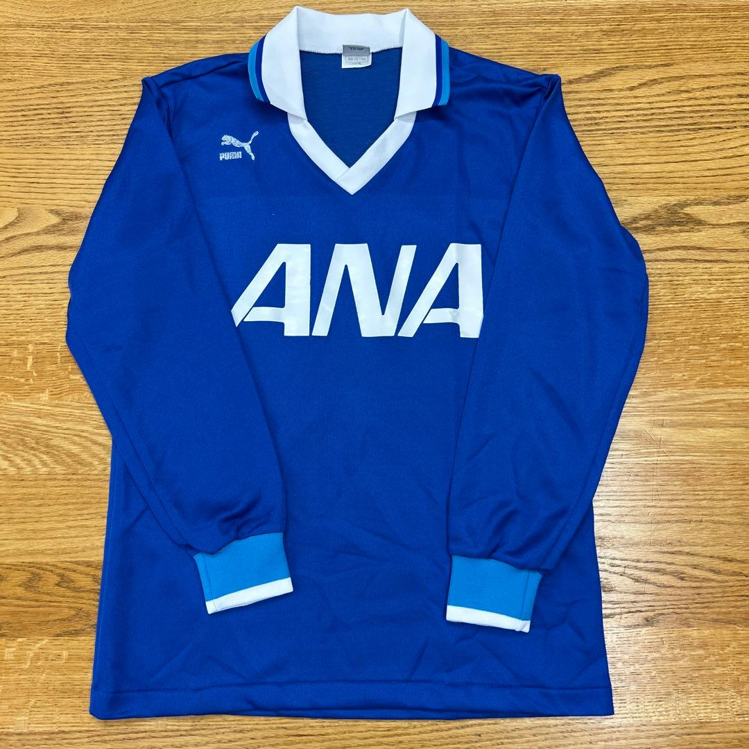 PUMA 全日空　長袖シャツ 青