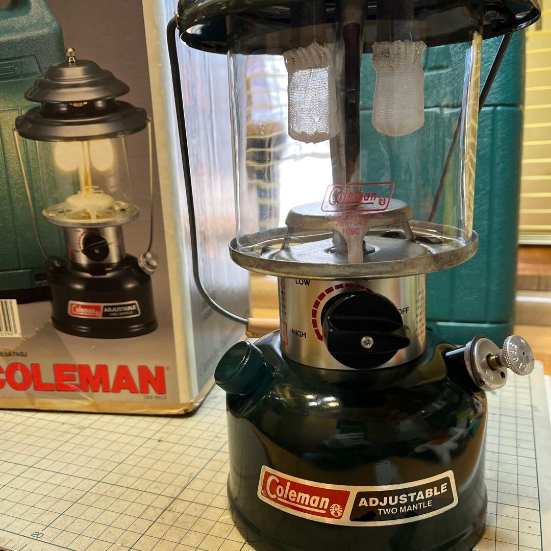 コールマン2マントルランタンColeman Two Mantle ケース箱付き