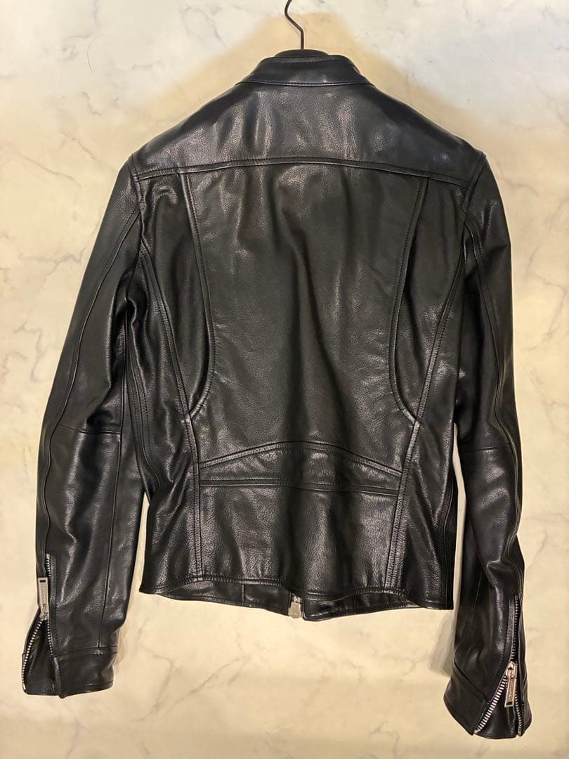 DSQUARED2 42サイズ　ブラックレザーライダージャケット