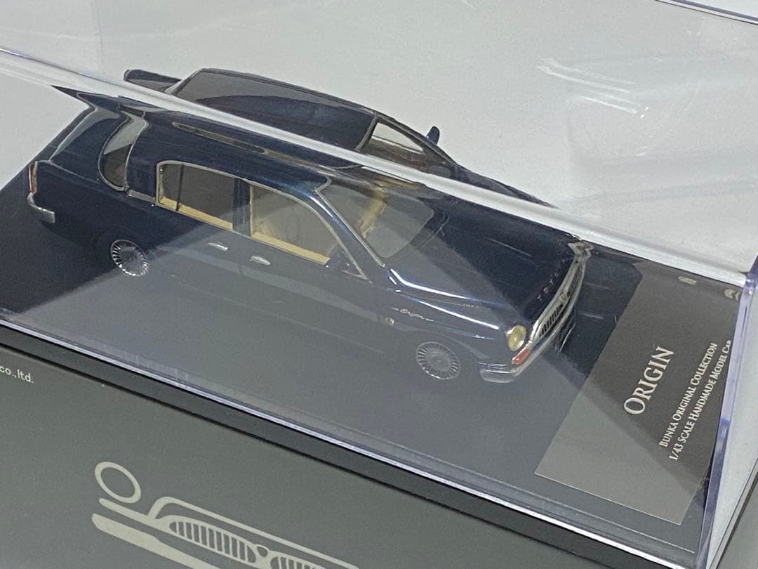 篠*読様 トヨタ オリジン 1/43 ブンカオリジナル ミニカー (ブルー) o