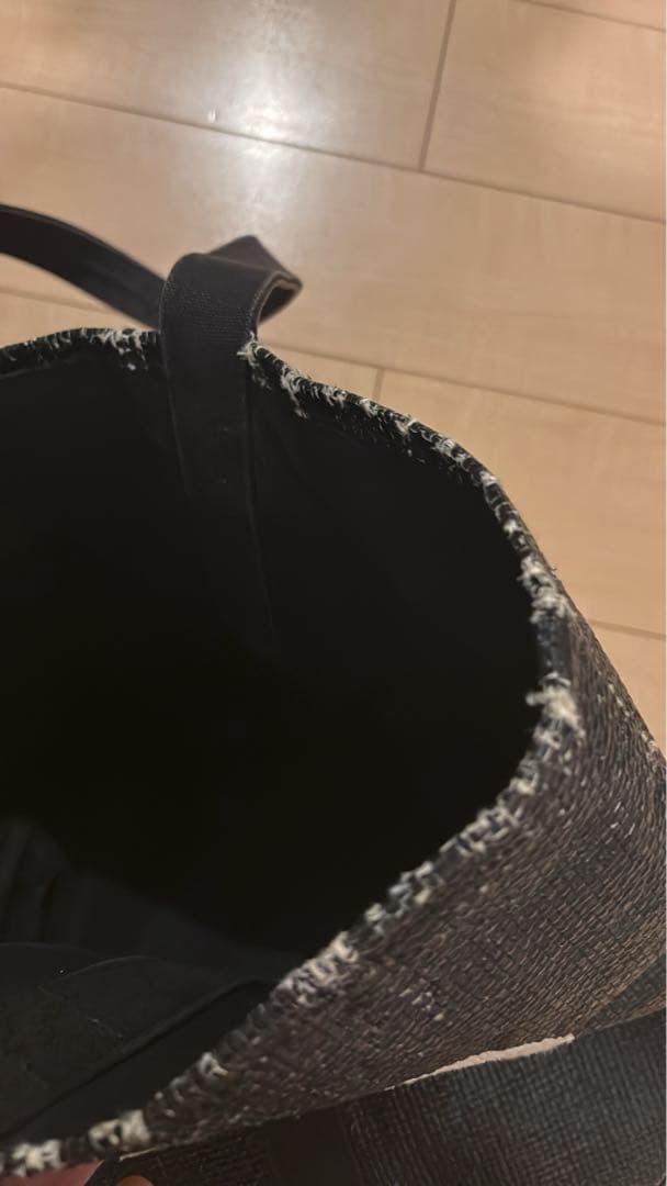 SUPREME Raffia Tote Bag シュプリーム トートバック 黒