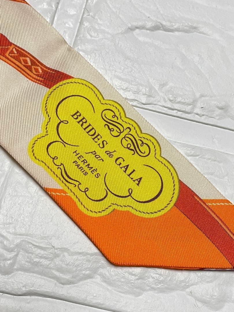 【良品】HERME'S エルメス シルク ツイリー スカーフ ❤︎