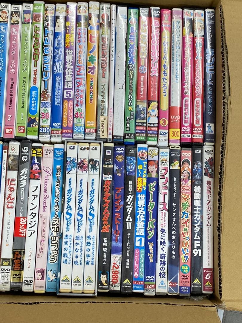 H5K855 ☆ 子供向けアニメDVDまとめ売り 約70枚