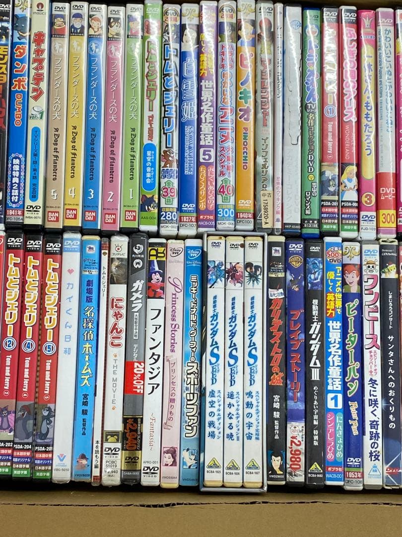H5K855 ☆ 子供向けアニメDVDまとめ売り 約70枚