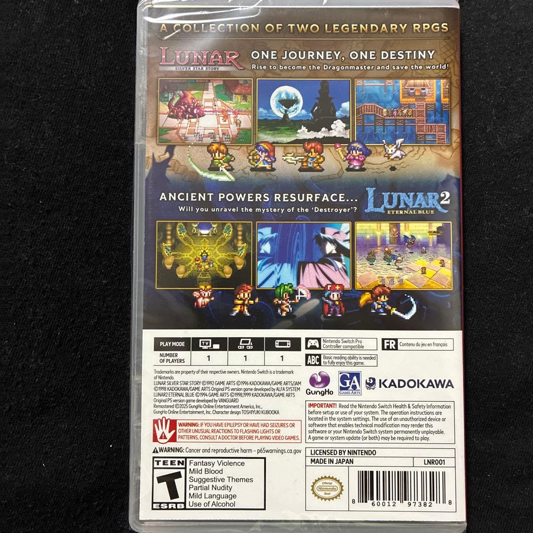 Nintendo Switch Lunar Remastered Collection