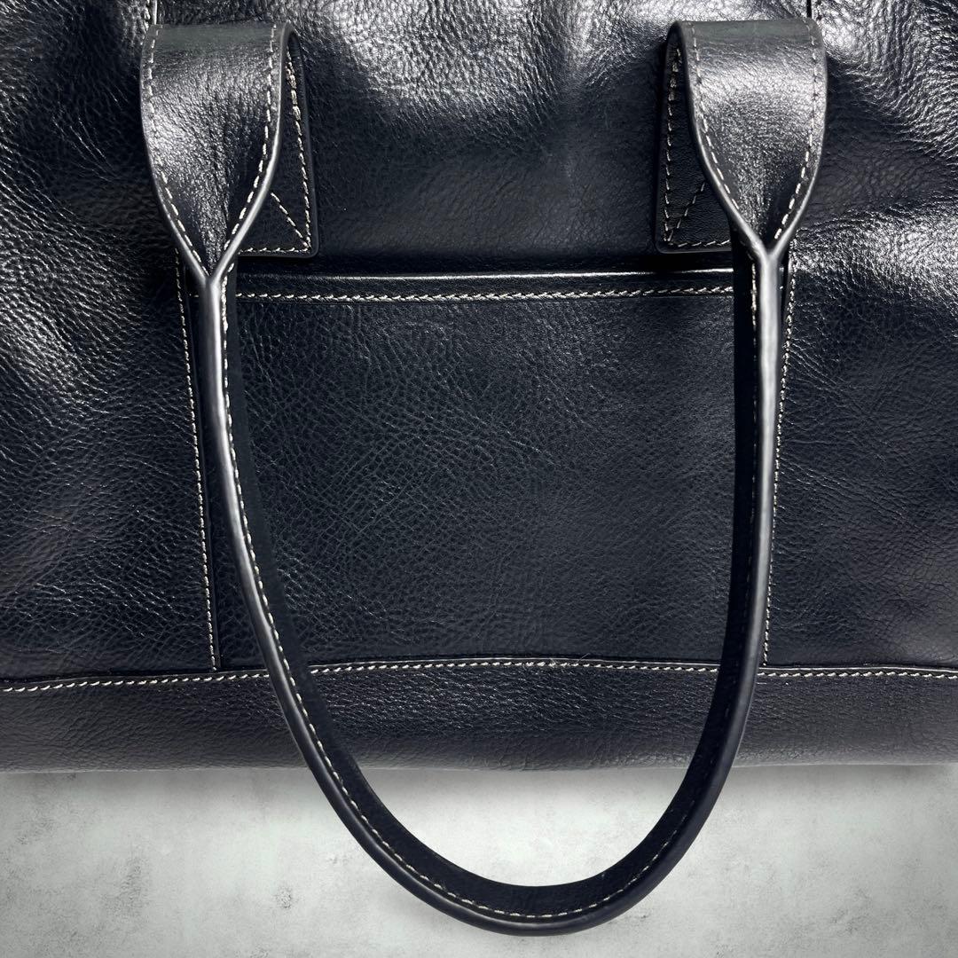 美品✨MORAL CODE オールレザー ビジネス トートバック