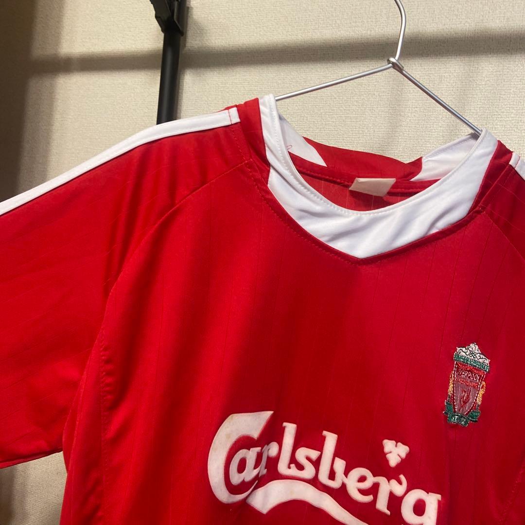 リバプール GERRARD 8 レッドシャツ　レア　古着