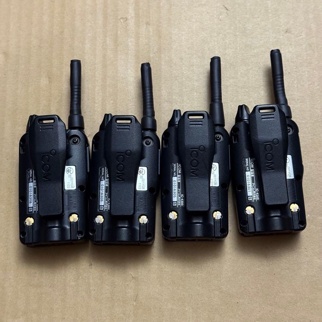 ICOM IC-4300 特定小電力トランシーバー　4台フルセット